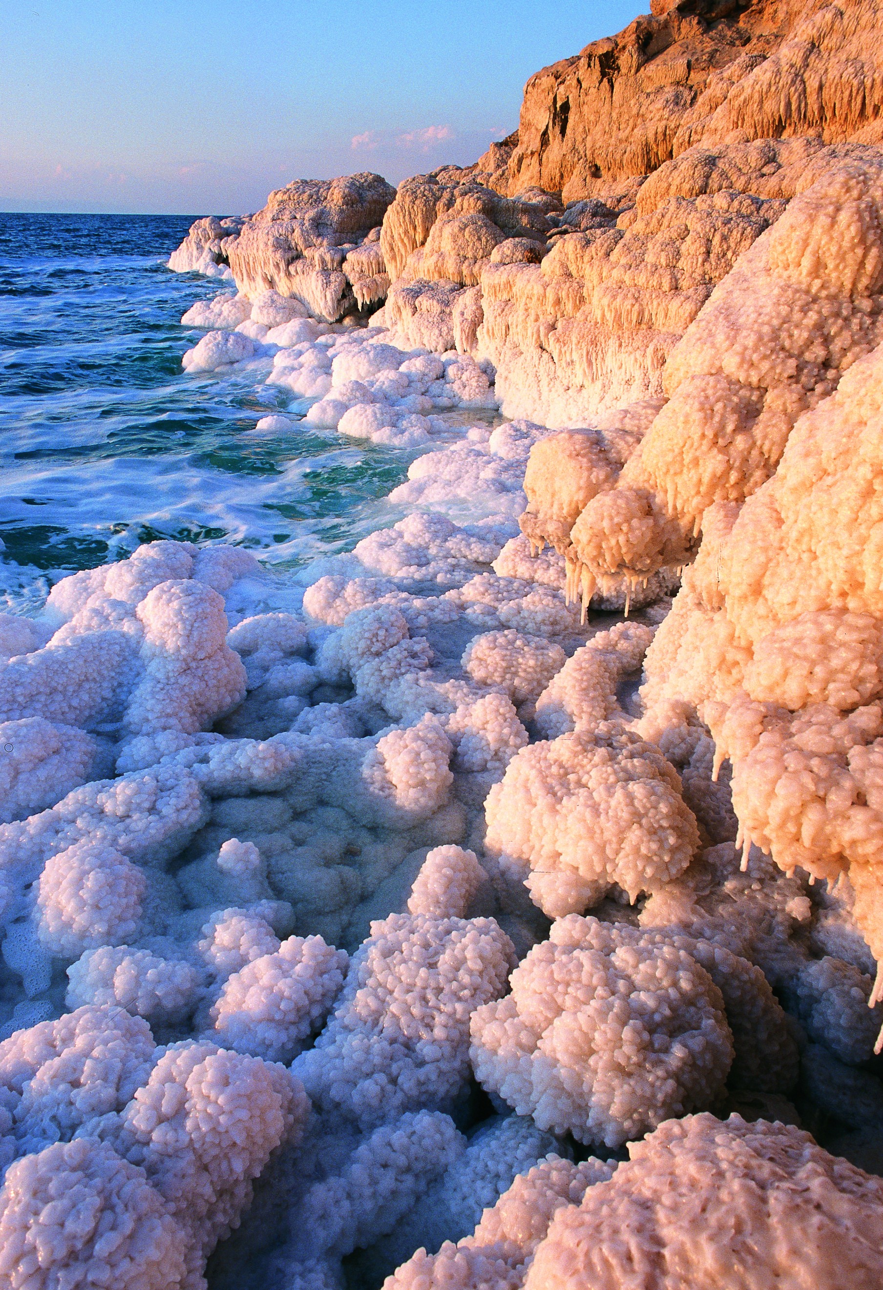 Concrétion de sel de la mer Morte.