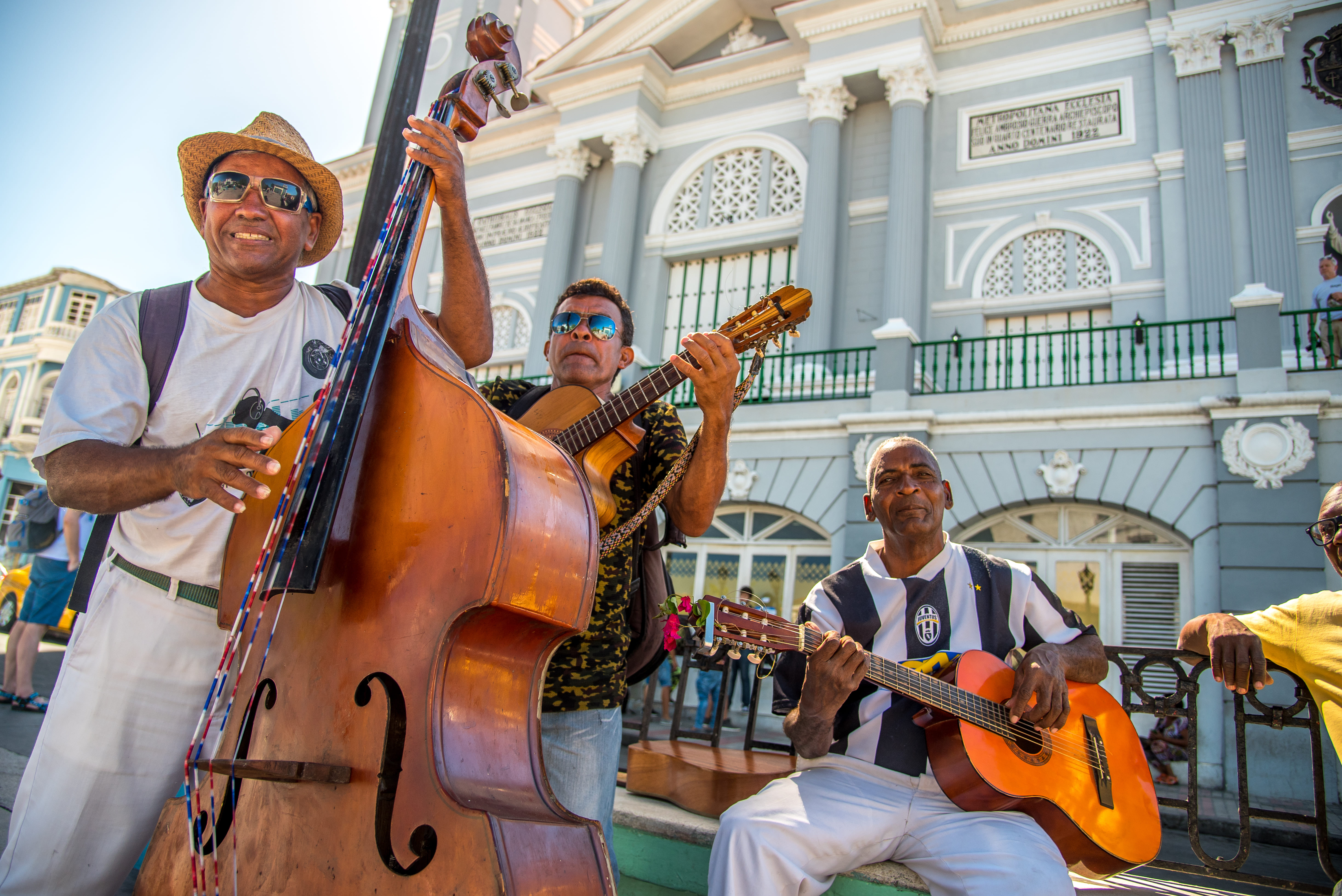 Muzikanten uit Santiago de Cuba.