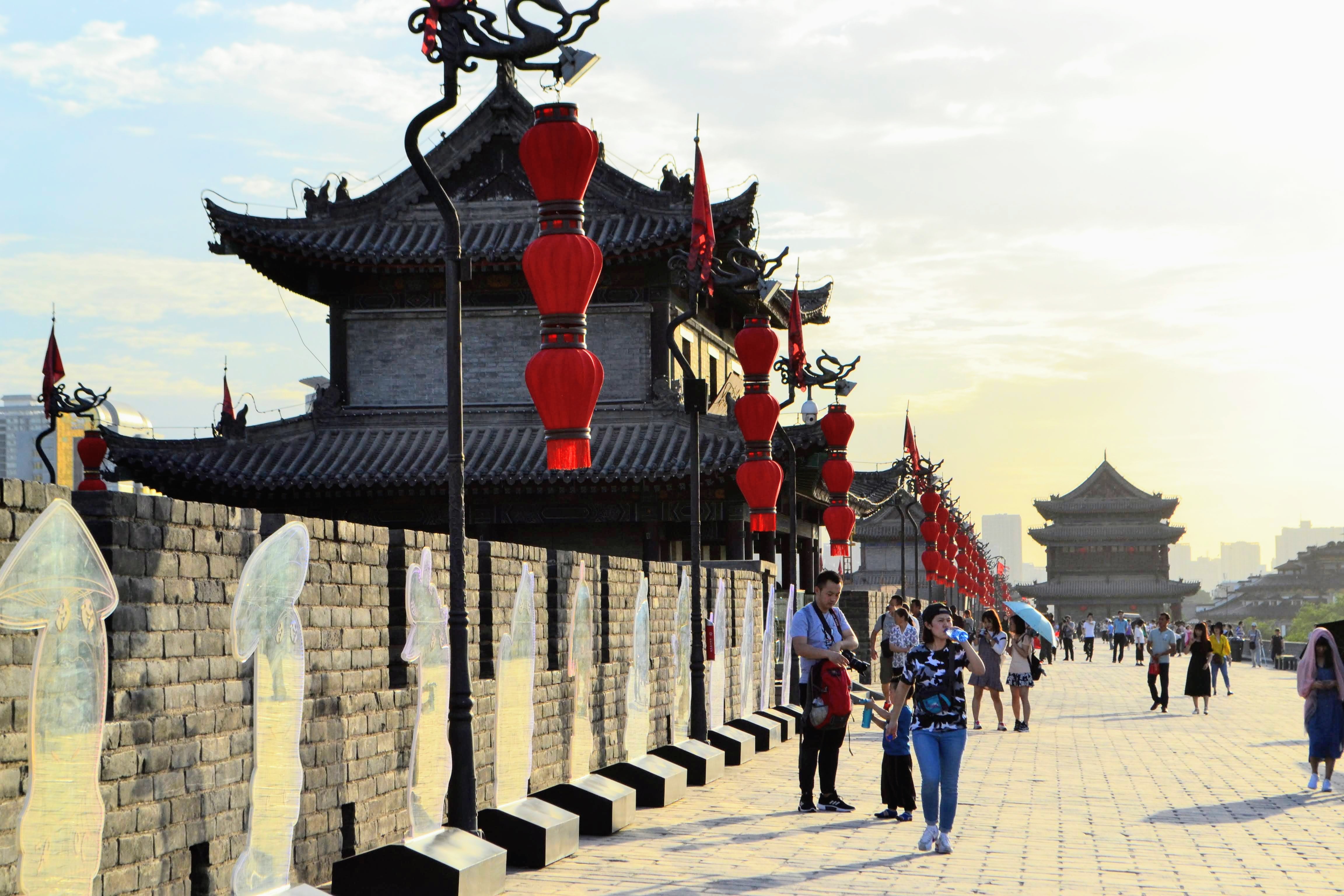 Giorno5 : Giornata libera a Xi'an (Le mura della città)