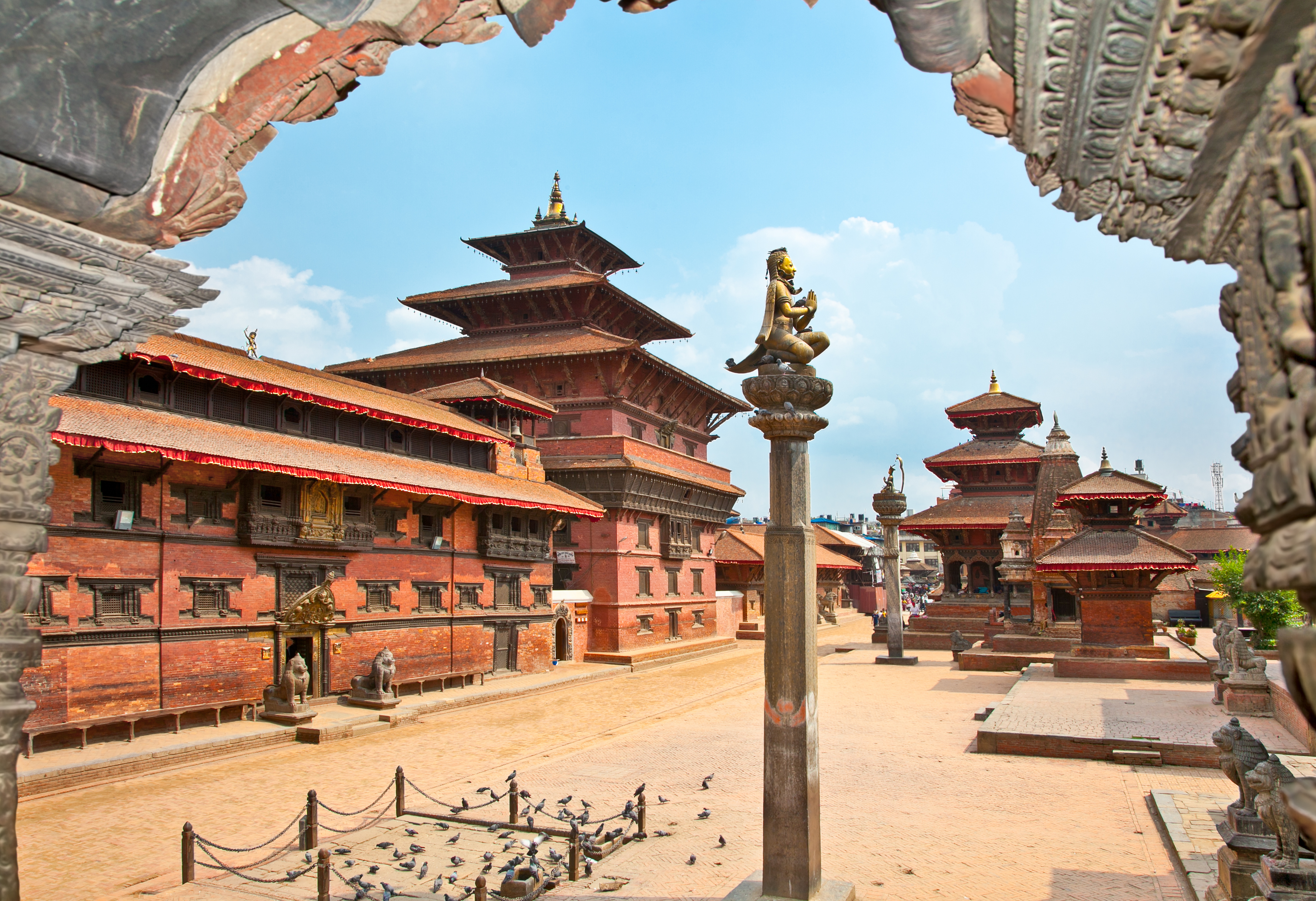 Jour3 : Visite de Dakshinkali, Kirtipur et Chobar et retour à Katmandou